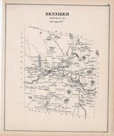 Henniker, New Hampshire State Atlas 1892 Uncolored